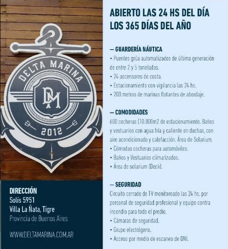 Alquilo Cama Náutica Delta Marina