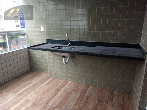 Imagem 11 de 30 de Apartamento Com 3 Dormitórios À Venda, 103 M² Por R$ 500.000,00 - Canto Do Forte - Praia Grande/sp - Ap3016