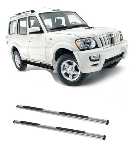 Estribo Tubular Oblongo Cromado Mahindra Suv Scorpio