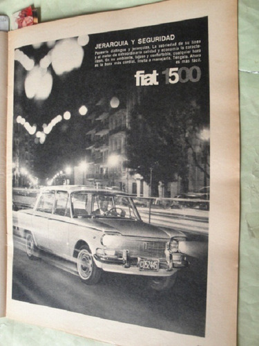 Publicidad Fiat 1500 Año 1967