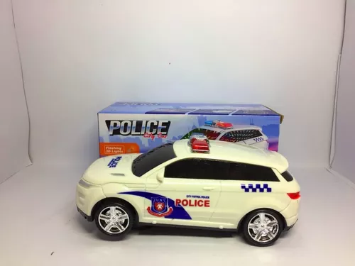 Brinquedo Carrinho de Policia com Luzes e Sons de Sirene Botões - Shiny  Toys 000431