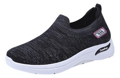 Zapatos Ligeros De Malla Transpirables Para Mujer, De Color
