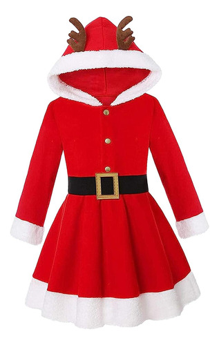 Vestido De Navidad De Alce, Disfraz De Navidad, Trajes 110cm