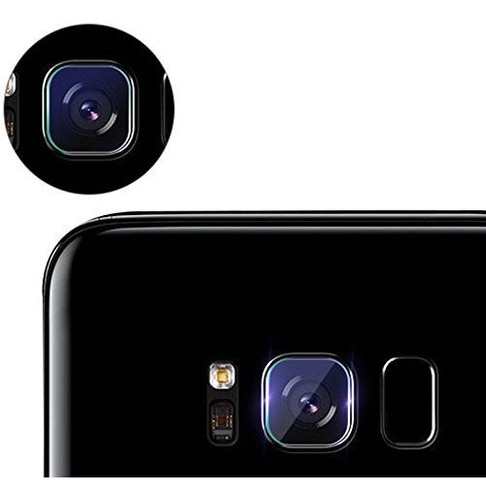 Imagen 2 de 6 de Film Templado Protector Camara Trasera Samsung S8 S8 Plus