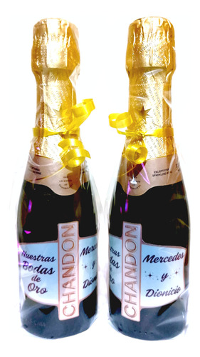 18 Souvenirs Miniaturas De Chandon 187ml Personalizados