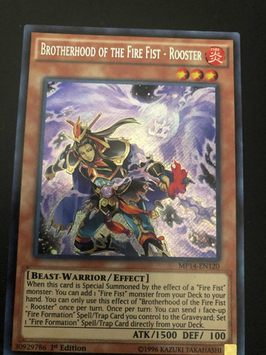 Yugioh! Brotherhood Of The Fist Rooster Mp14-en120