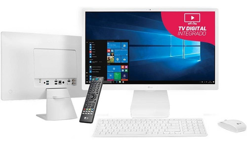 Pc All In One LG Core I5 8gb Ram Hd 1tb Windows 10 Tela 24 F
