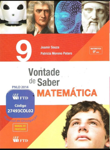 Vontade De Saber Matemática 9 Manual Do Professor.