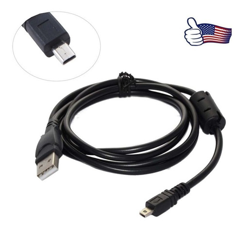 Usb Pc Data Sync Cable Del Cable Para Nikon Coolpix P50 P60 