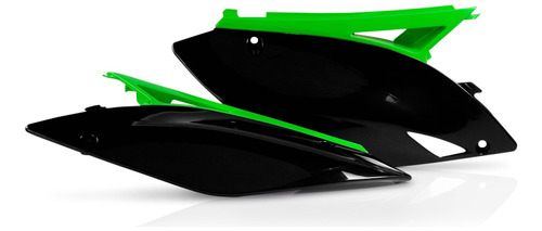 Set Cachas Laterales Neg/ver Kawasaki Kx 250f 2009 Cafe Race