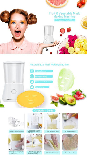 Imagen 9 de 10 de Maquina Para Hacer Mascarillas Faciales Caseras Mini Crazy