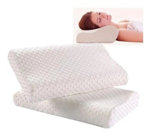 Almohada Aloe Vera Memory Foam Ortopédica Indeformable