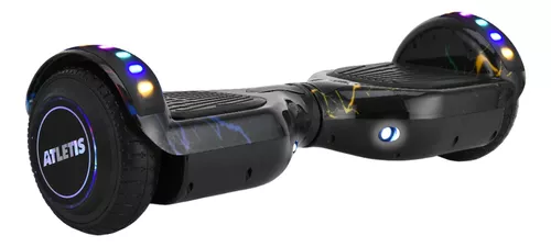 Hoverboard, aeropatineta con accesorio de asiento, scooter autoequilibrante  con luces LED, aeropatinetas para niños
