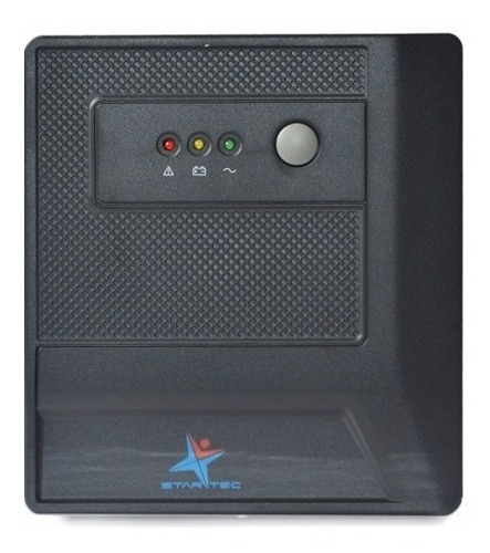 Imagen 2 de 4 de Ups Interactiva Star Tec 1200va/600w Con 8 Tomas Reguladas