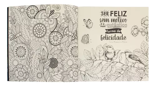 Livro de Colorir Adulto Antiestresse Arteterapia que Inspira