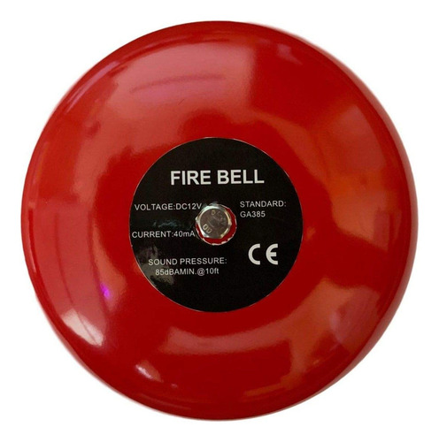 Timbre De Alarma Contra Incendios 6 Pulgadas 12 V Cc Multius