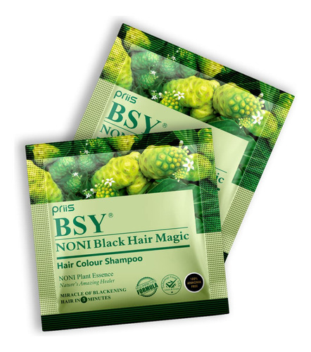 Bsy Noni Black Hair Magic - Champu Para Tenir El Cabello, 0.