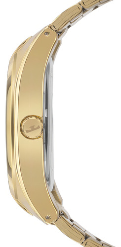 Relógio Technos Masculino Skymaster Dourado - 2115txl/1p Bisel Preto