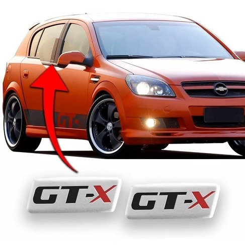 Par Emblemas Vectra Gt-x