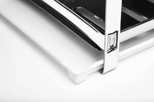 Escorredor Inox 16 Pratos Porta Talher Inox Bandeja Makinox