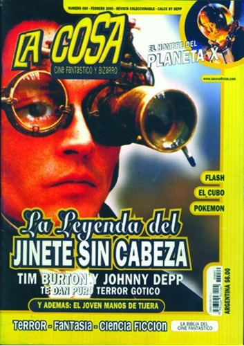 La Cosa #49 Feb 2000 Tim Burton Flash  Posters David Feiss