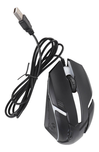 Rgb Mouse Gaming Con Rueda De Desplazamiento 3d De 1600 Dpi