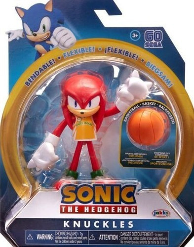 Sonic The Hedgehog - Knuckles - Con Accesorio - Articulado