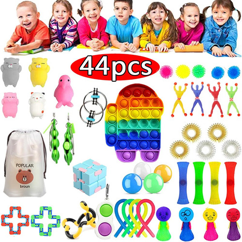 44 Paquetes De Juguetes Sensorial Fidget Toys Chile Figet To