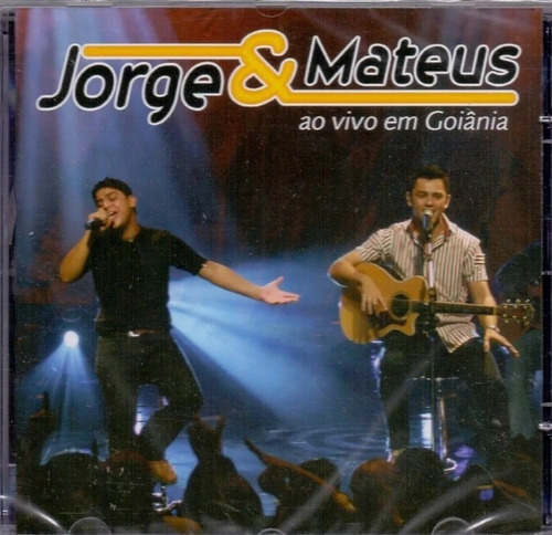 Cd Jorge & Mateus - Ao Vivo Em Goiânia Lacrado Versão do álbum Estandar
