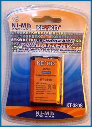 Bateria Recargable Keyko Kt-380s Para Panasonic Hhr-p107