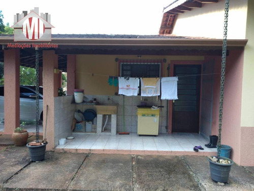 Linda Chácara Com 03 Dormitórios, Terreno Excelente, Plano, Arborizado, Ótima Localização À Venda, 18000 M² Por R$ 590.000 - Rural - Socorro/sp - Ch0540