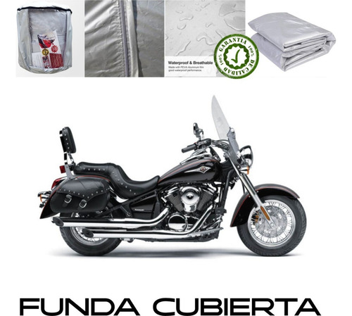 Cobertura Cubierta Moto Broche Kawasaki Ninja Vulcan 900