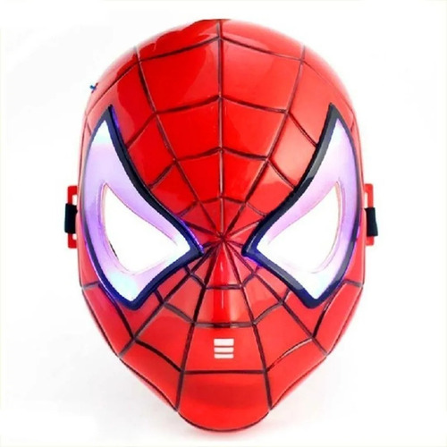 Máscara Hombre Araña  Spiderman Luz Led Avengers Spider 