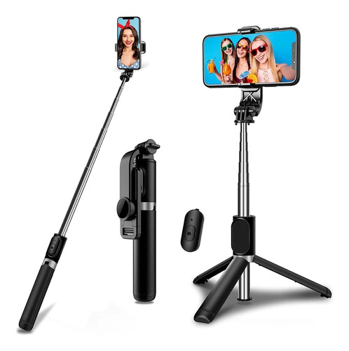 Palo Selfie Camara Go Pro Tripode Monopod  Celular Bluetooth