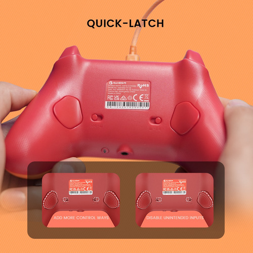 Controlador Con Cable Gamesir G7 Se Para Pc/xbox One Color Naranja Oscuro