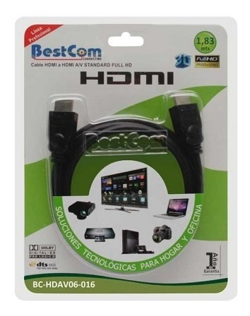 Cable Hdmi/hdmi Full Hd Bestcom Video/audio De Alta D Tk300