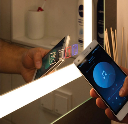 Espejo Led Bluetooth Multidimensional 90x90 Hafele