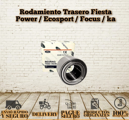 Rodamiento Trasero Ka/fiesta Power/max/move/ecosport/focus