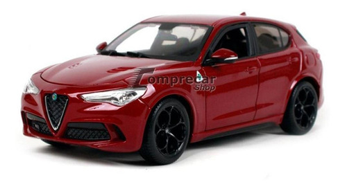 Miniatura Alfa Romeo Stelvio Vinho Bburago 1/24