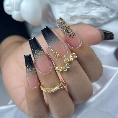 Uñas Postizas Pegamento De Uñas Postizas Decoradas Color Z706
