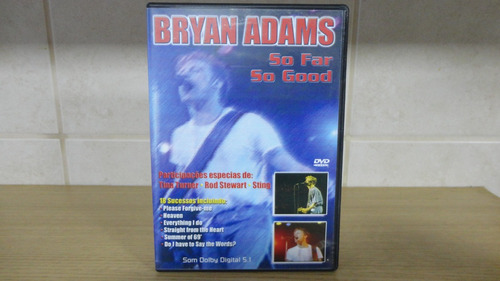 Bryan Adams # So Far So Good # Dvd Original Ótimo Estado