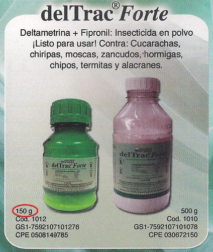 Deltrac® Forte Insecticida Deltametrina+fipronil 150g X 12un