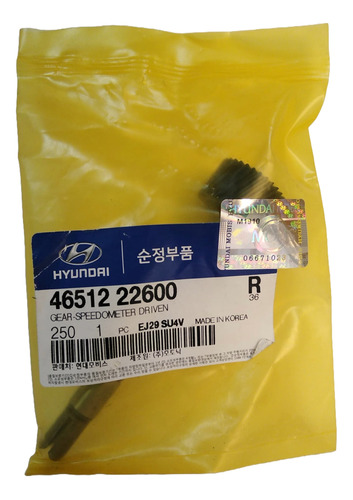 Piñón Velocímetro Hyundai Getz Accent A/t Original 
