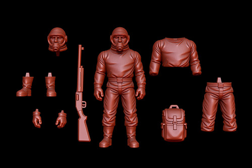 Archivo Stl El Eternauta Estilo Blíster Para Impresión 3d