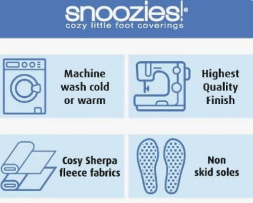 Snoozies Pantuflas Animales Botin Y Tipo Calcetin Bebeunisex