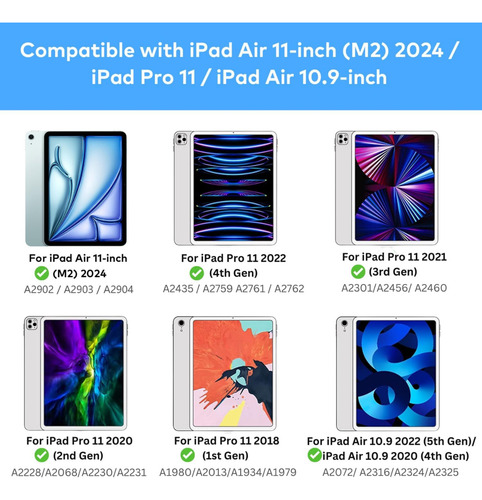 Teclado Magnético Para iPad Air Y Pro 10,9