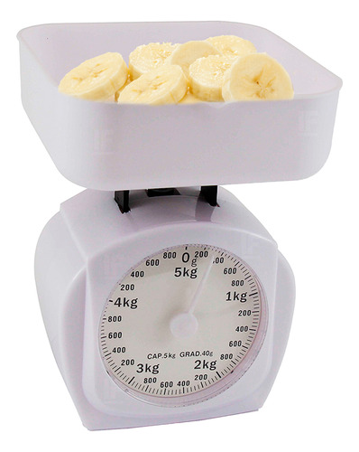 Balança Para Cozinha Medidora De Alimentos Analogica Até 5kg