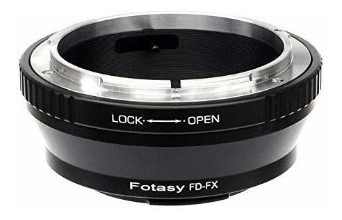 Fotasy Fd Lente Al Adaptador Fuji X, Canon Fd Lentes Para Ad