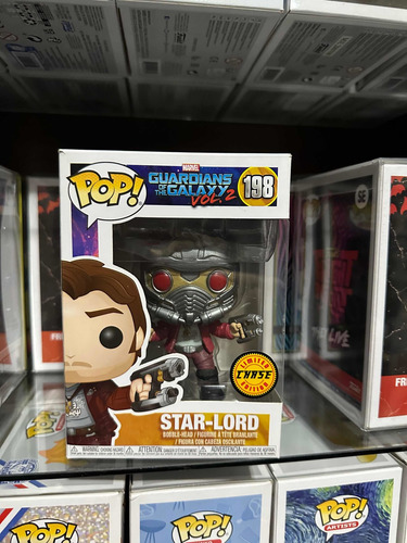 Funko Pop 198 Marvel Guardianes De La Galaxia Starlord Chase (Usado)