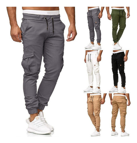 Moda Casual Jogger Fitness Gimnasio Pantalones De Chándal